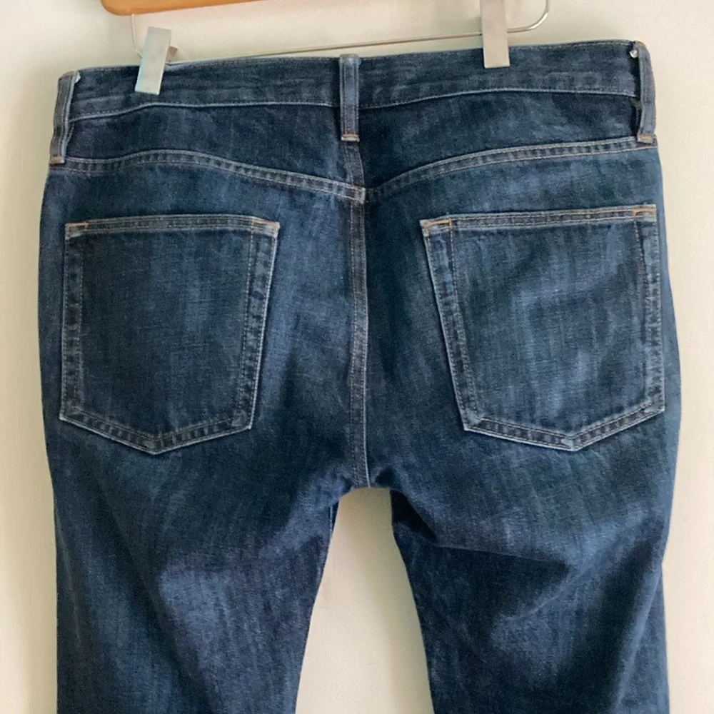 Outerknown Ambassador S.E.A Mens Jeans 31 X 32 Organic Cotton Slim Dark Denim